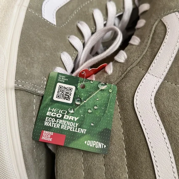 Vans Sk8 hi pig suede moss gray